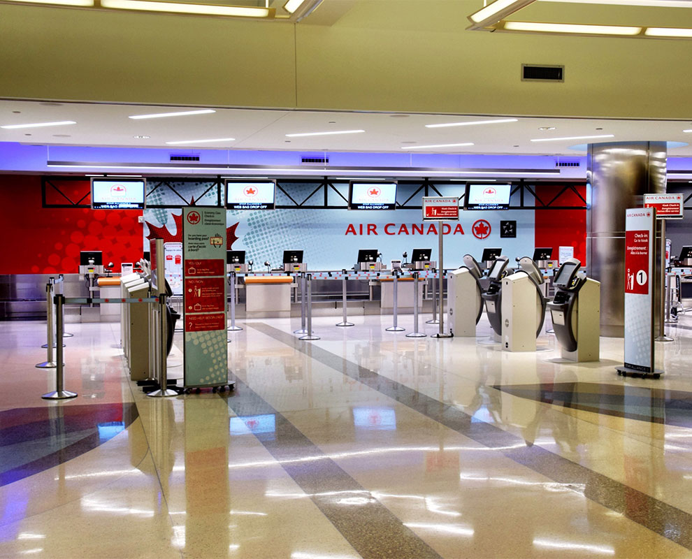 Air Canada Kiosk Relocation MGM Contracting